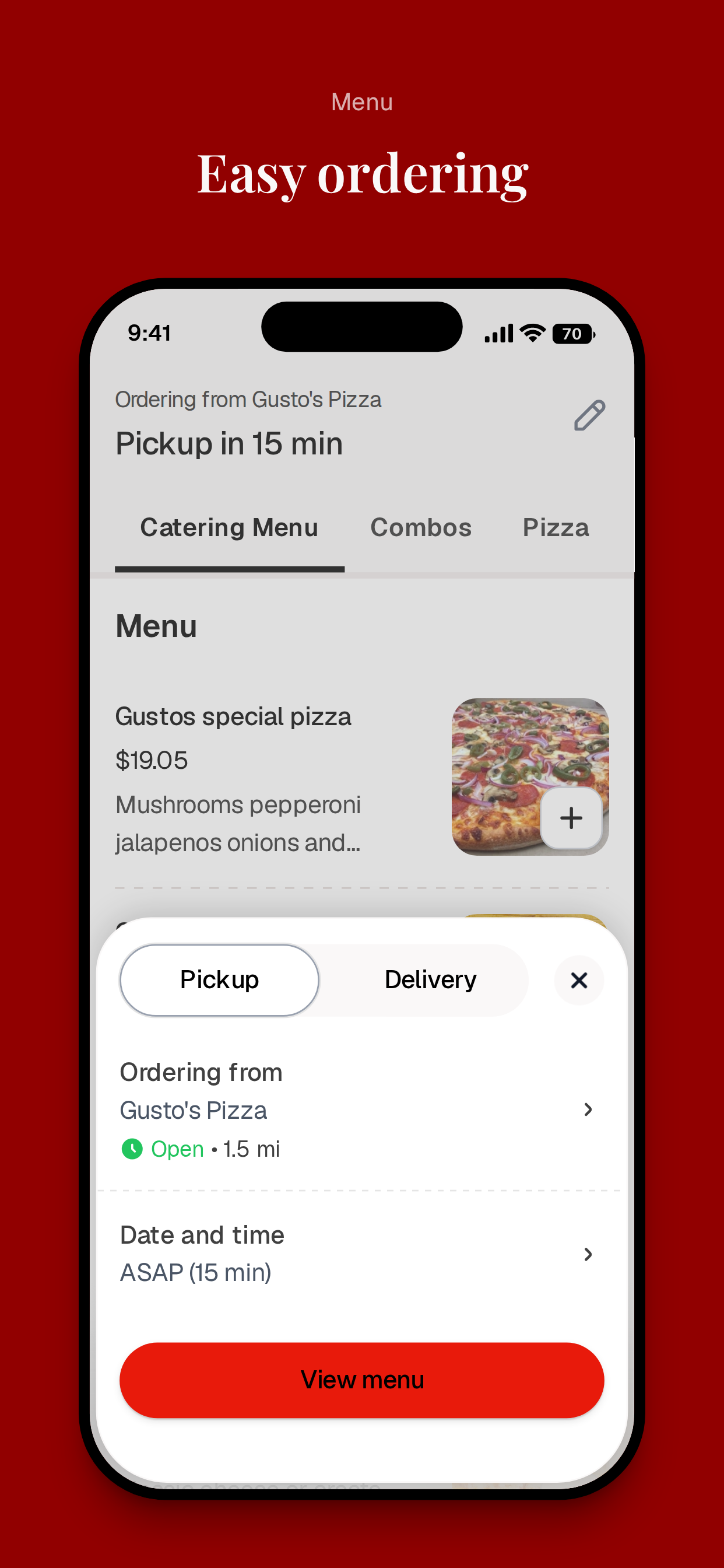 Gusto's Pizza screenshot 3