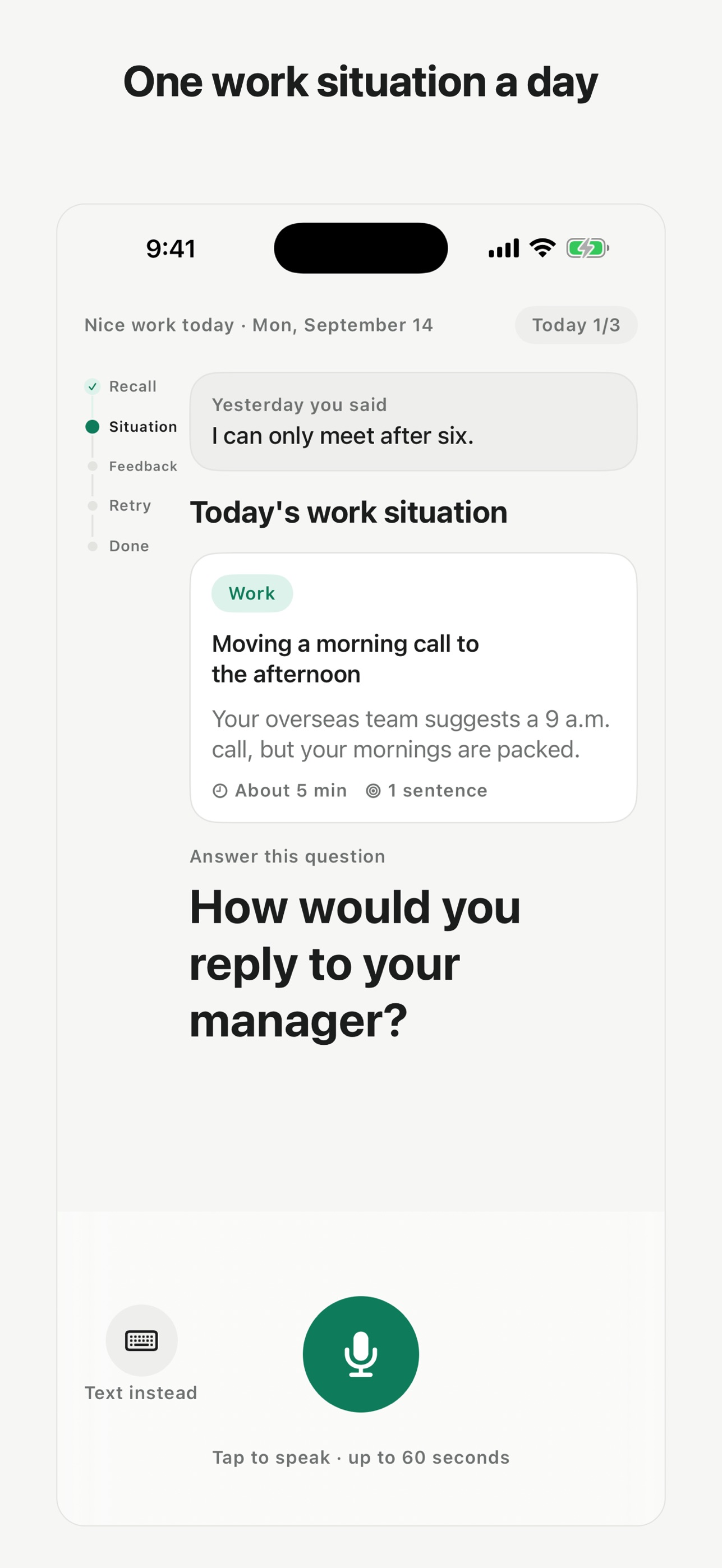 Screenshot 1 of WorkEnglish: Office Speaking
