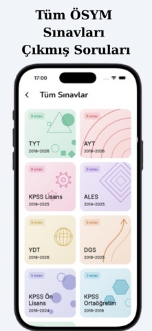 ÖSYM Çıkmış Sorular: KPSS YKS iPhone screenshot 1