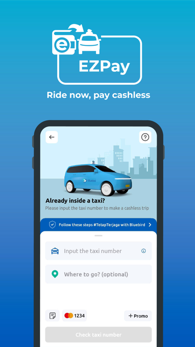 MyBluebird Taxi & Car Rental iPhone screenshot 2