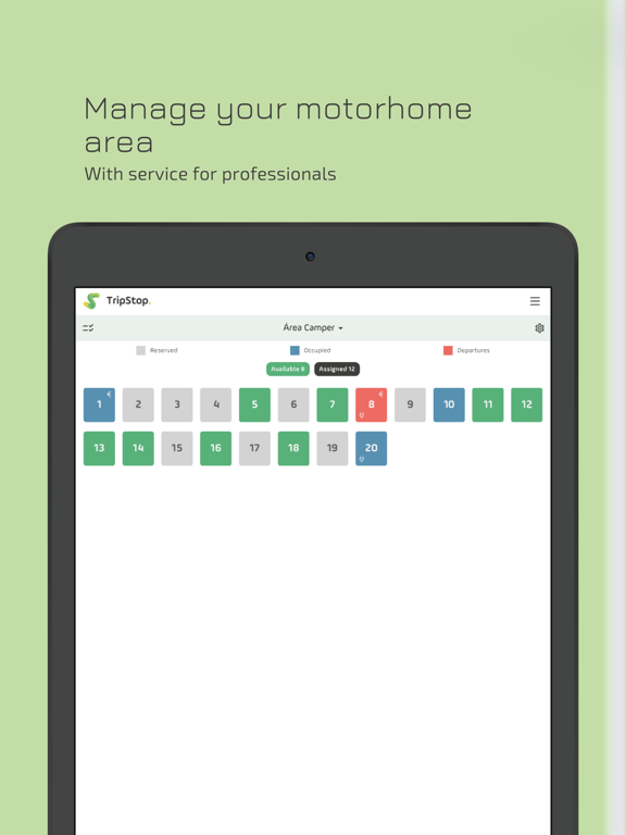 TripStop: Camper spots iPad screenshot 5 - Travel app