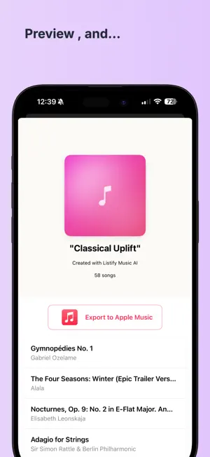 Listify Music AI screenshot 4