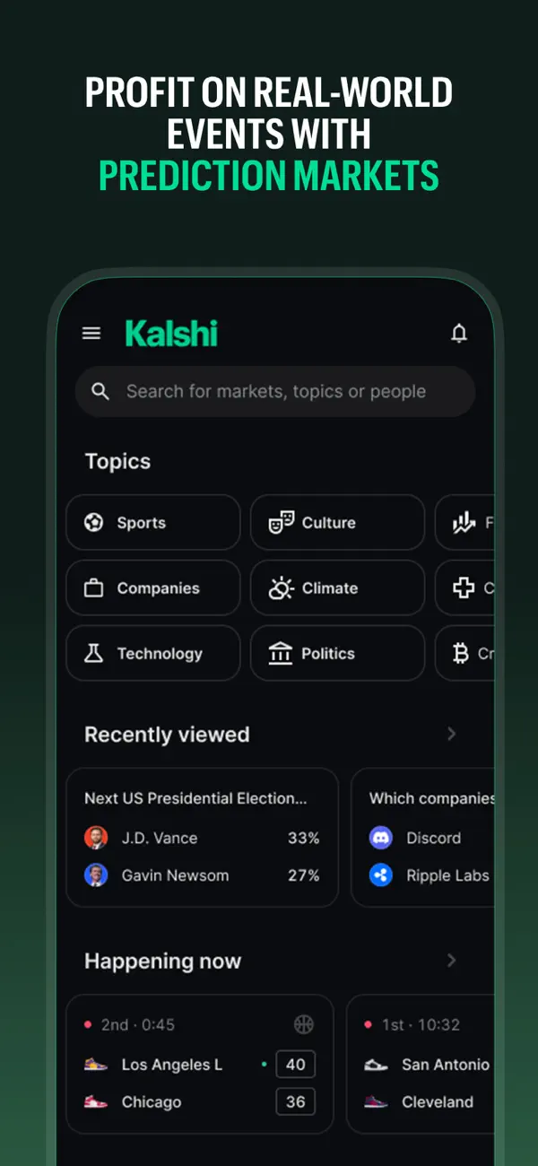 Kalshi: Trade News & Sports screenshot 5