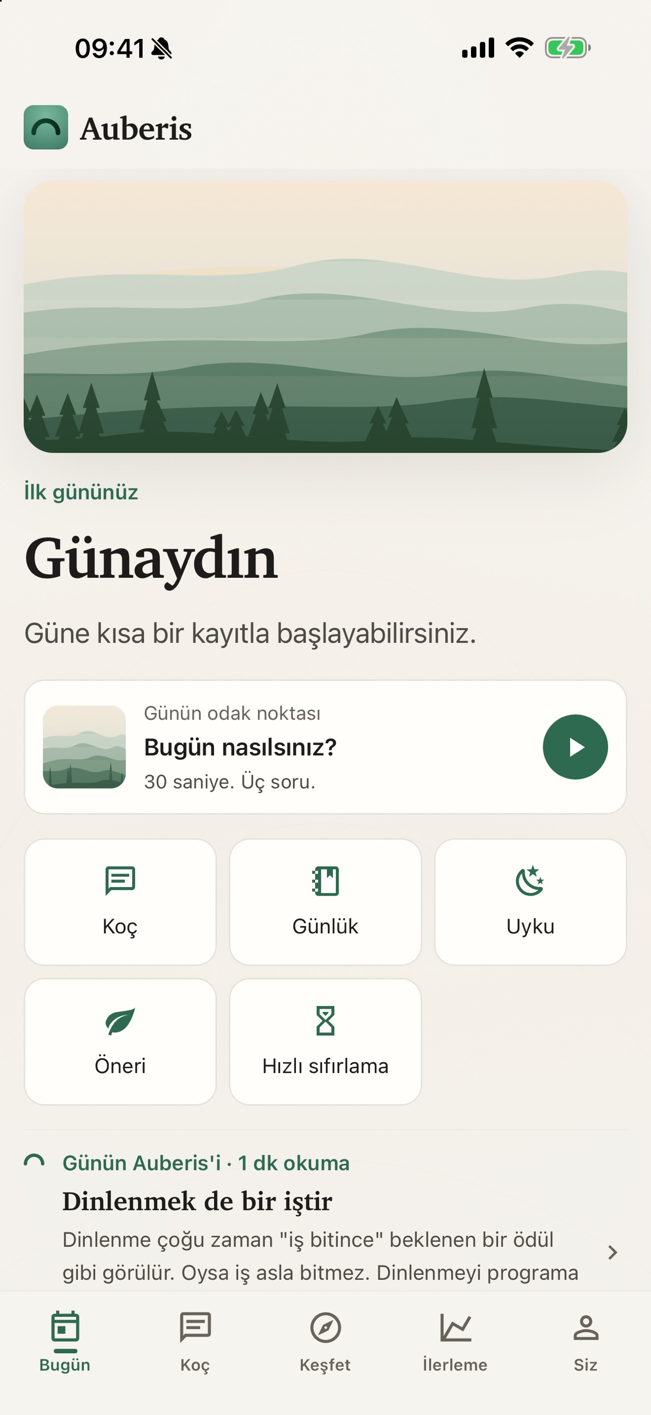 Screenshot 1 of Auberis: Zihinsel İyi Oluş