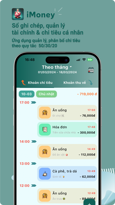 iMoney: Quản Lý Chi Tiêu Screenshot