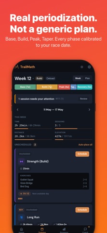 TrailMath: Ultra Trail Coach screenshot