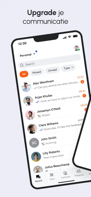 Xelion iPhone screenshot 1