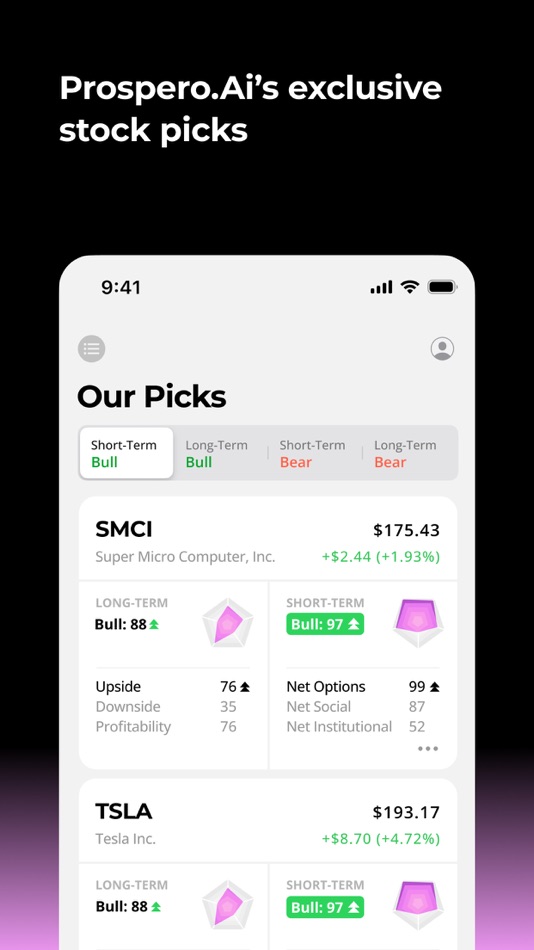 #2. Prospero.Ai - AI Stock Trading (iOS) 由: Prospero.ai LLC