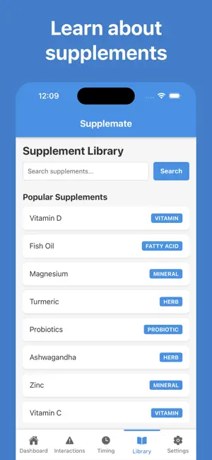 Supplemate: Supplement Tracker screenshot 4