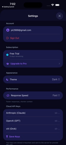 SurfiAI Assistant iPhone screenshot