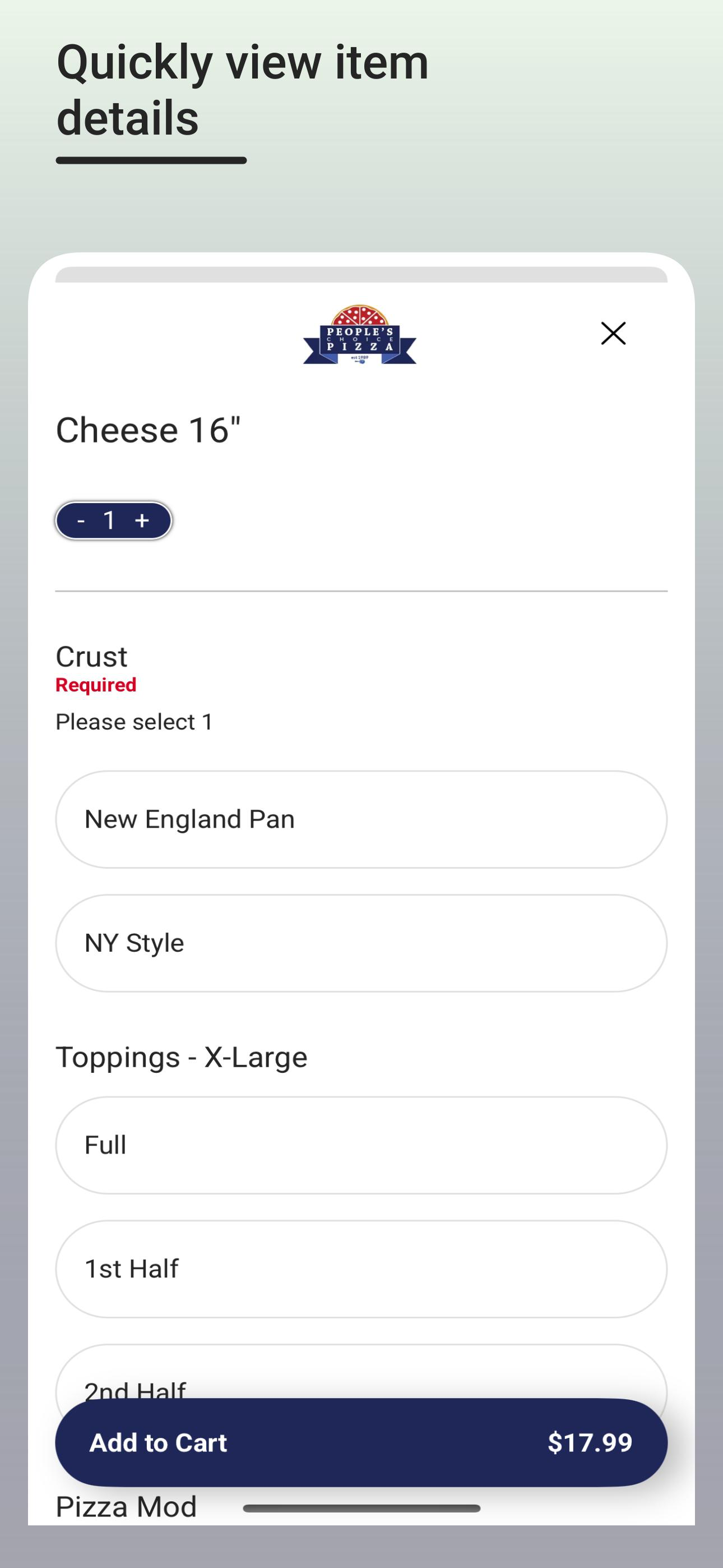 People's Choice Pizza