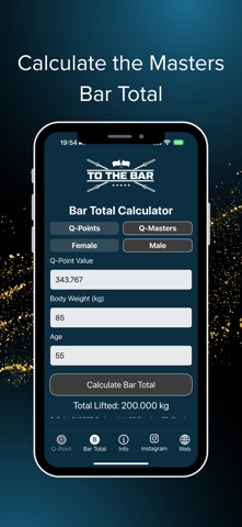 Q-Points Calculator screenshot
