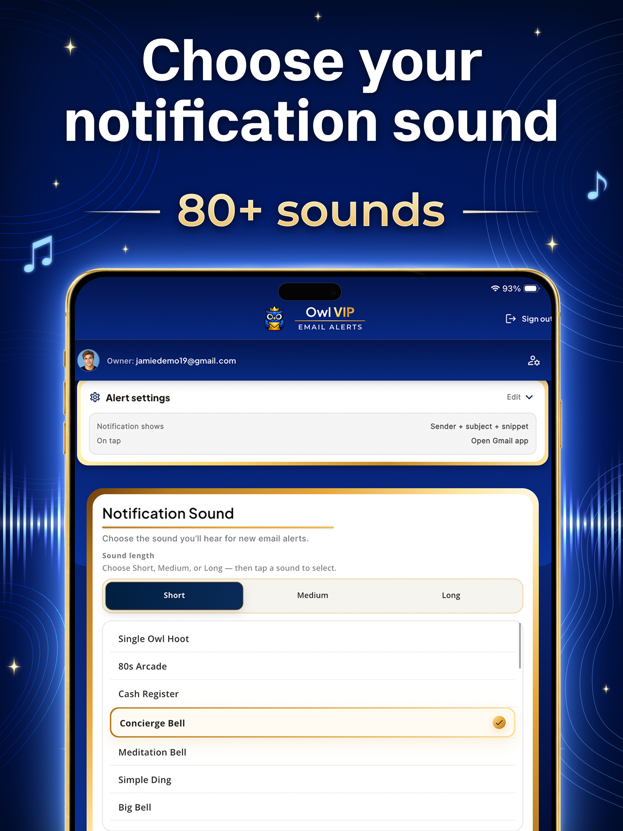 Owl VIP Email Alerts screenshot 12