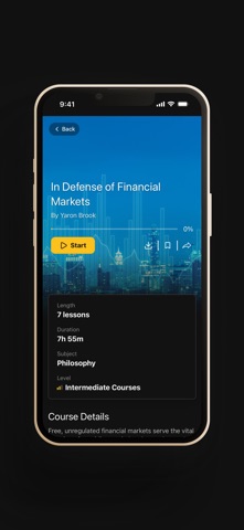 Ayn Rand Institute iPhone screenshot