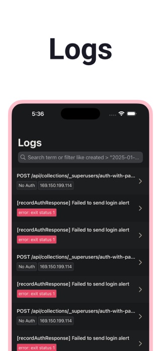 Pocketbase Mobile — POK Screenshot 2 of 5