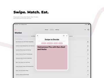 MealMe: Smart Meal Planner iPad screenshot