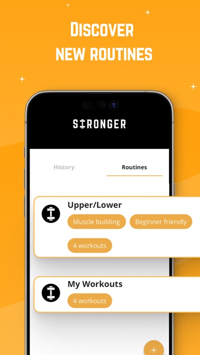 Stronger - Gym Workout Planner Screenshot