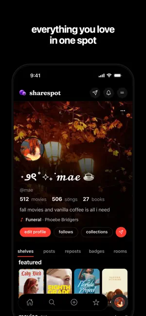 sharespot: social journal screenshot 1