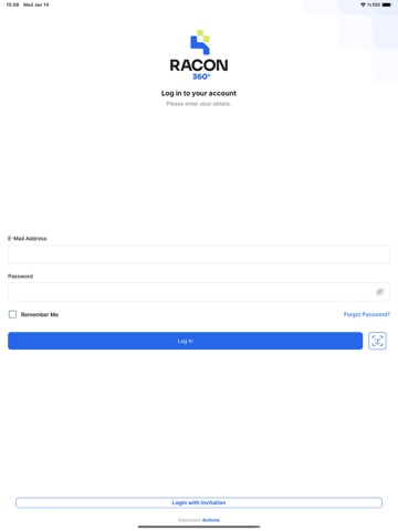 Racon360® iPad screenshot