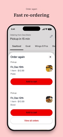 Desi Bistro iPhone screenshot
