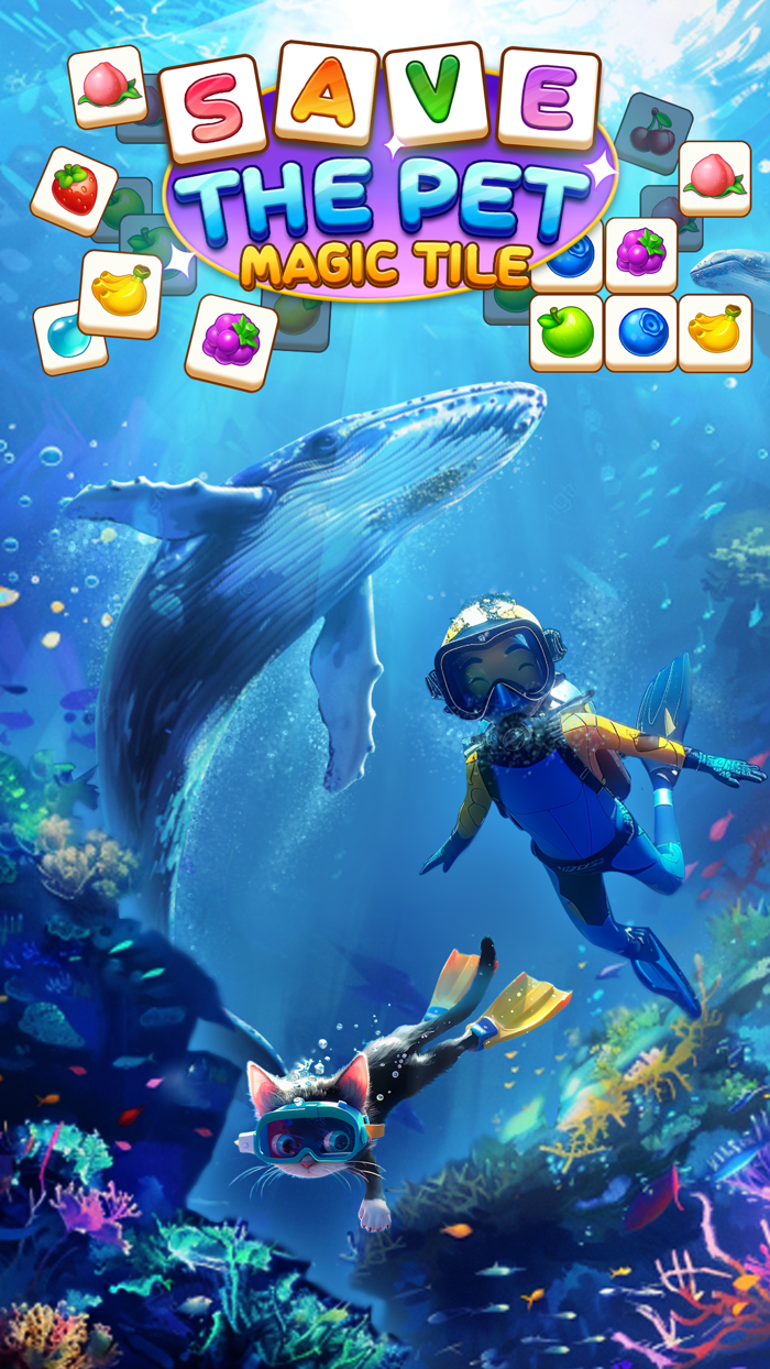 Save The Pet Tile Match 3