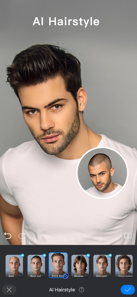 Manly - AI Photo Editor - New Hairstyle Look