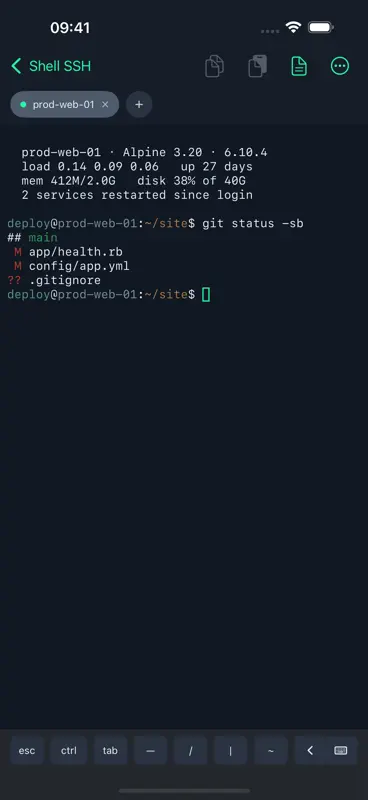 Shell SSH screenshot 3 of 6
