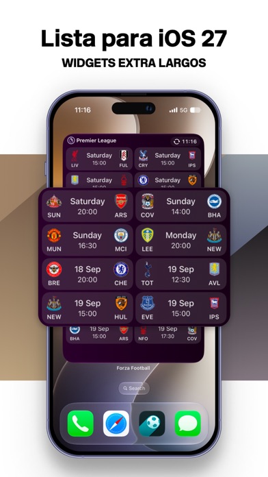 Forza Football - Live Scores iPhone screenshot 1