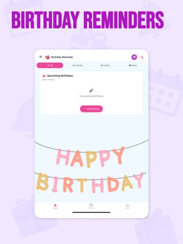 Birthday Planner & Reminder