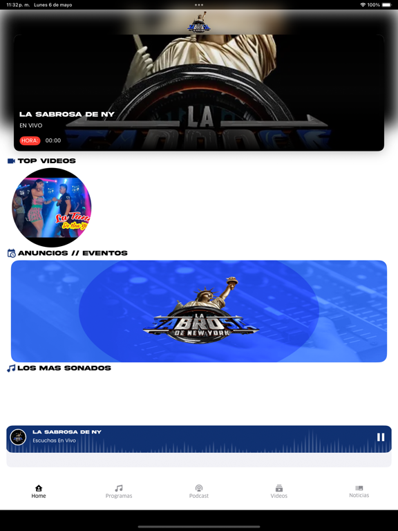 La Sabrosa De NY iPad screenshot 2 - Entertainment app