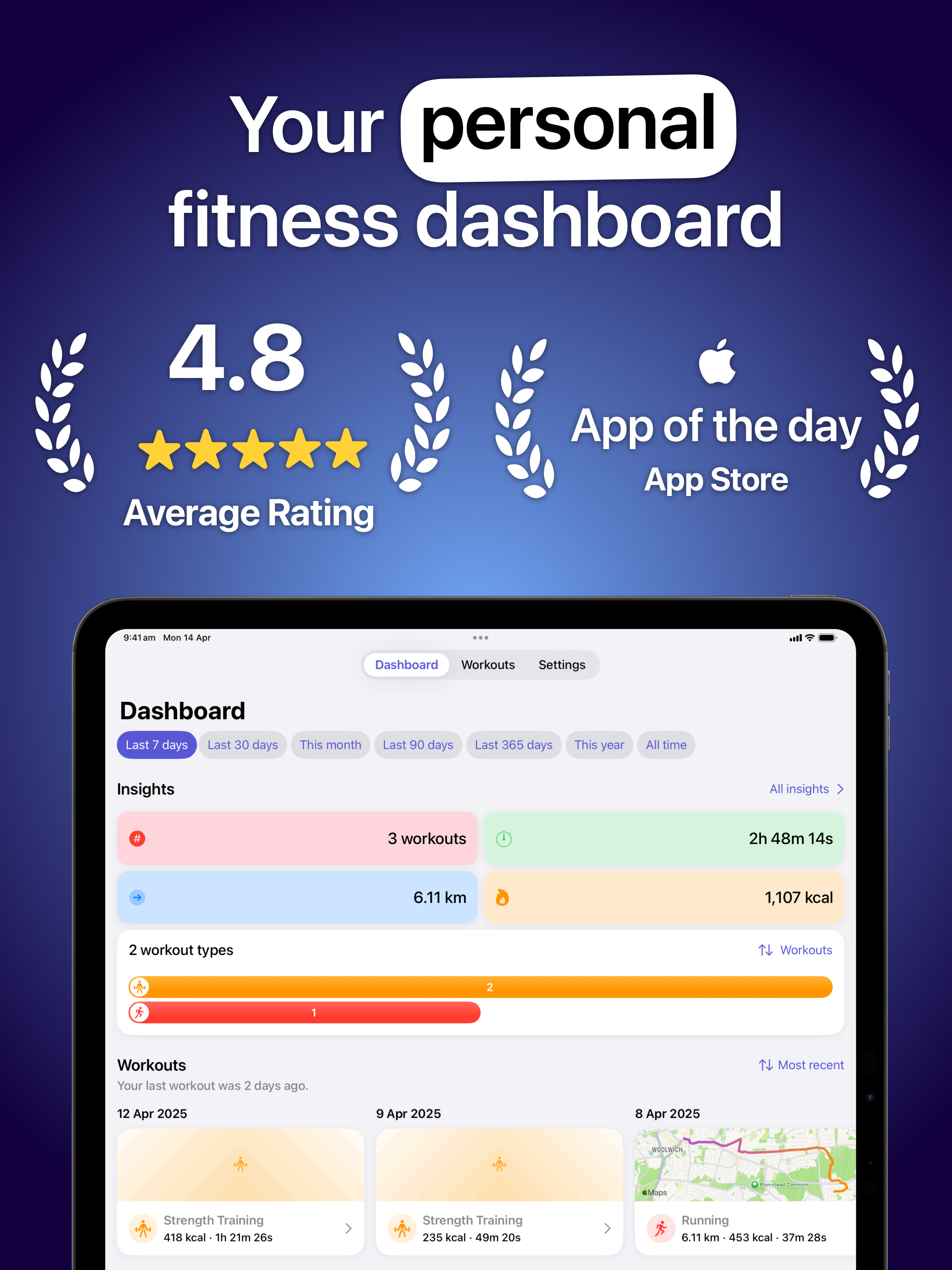Workout Stats: Personal Best screenshot 12