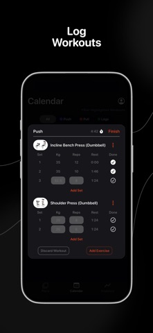 GymLab Weight Lifting Tracker Screenshot 6 of 9