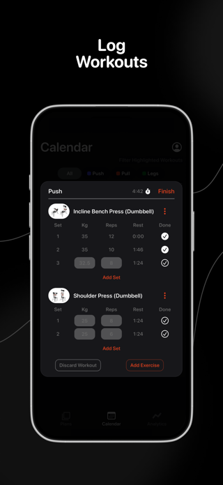 GymLab Weight Lifting Tracker Screenshot 6 of 9