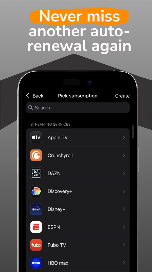 #5. Subscription tracker: 99subs (iOS) By: MONIKA MONKUTE