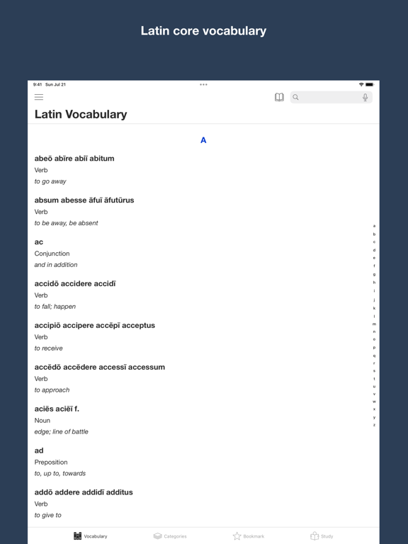 Screenshot #4 pour Latin Core Vocabulary