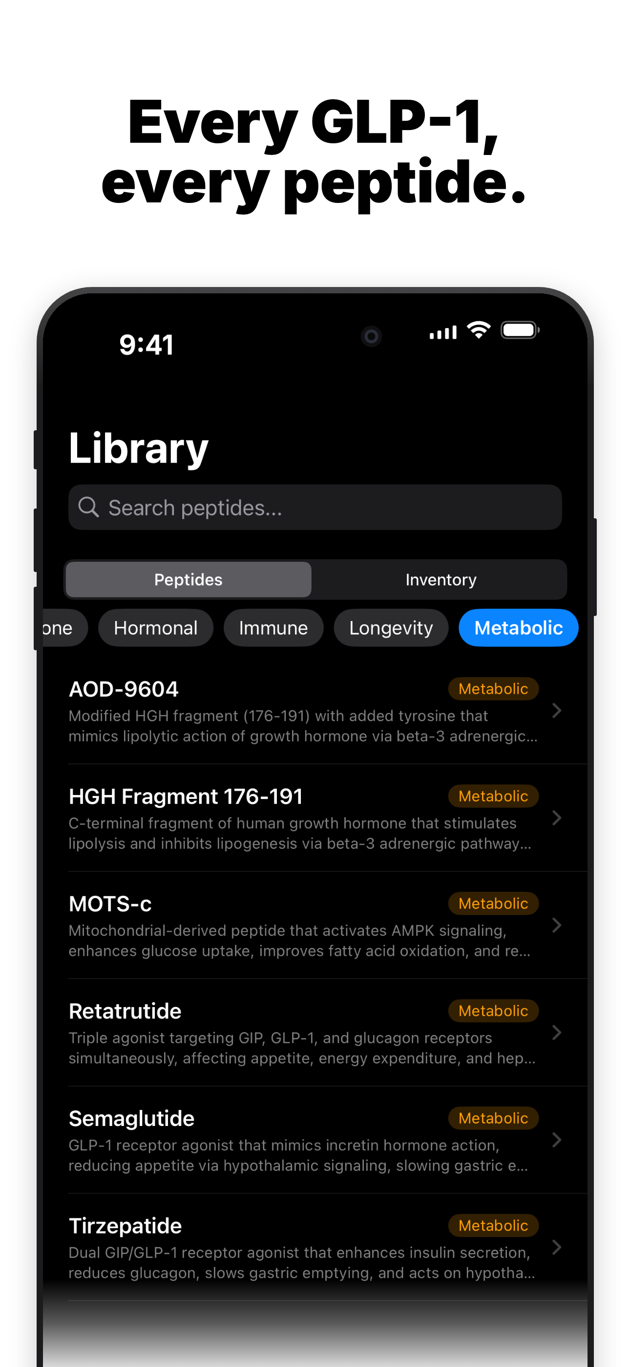 Pepti - Peptide Tracker screenshot 6