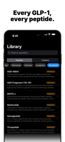 Pepti - Peptide Tracker Screenshot 6 of 7