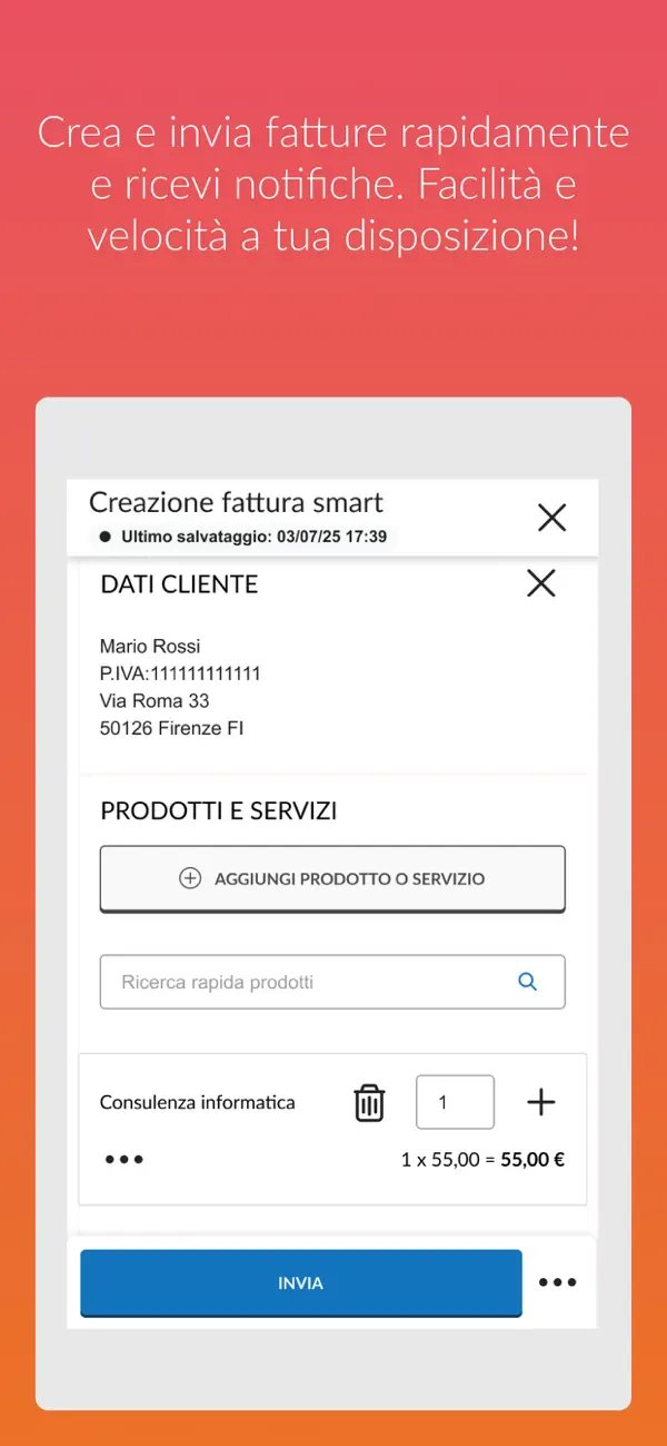 Screenshot #2 pour Aruba Fatturazione Elettronica