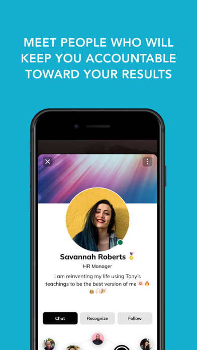 Tony Robbins Arena iPhone screenshot 4 - Productivity app