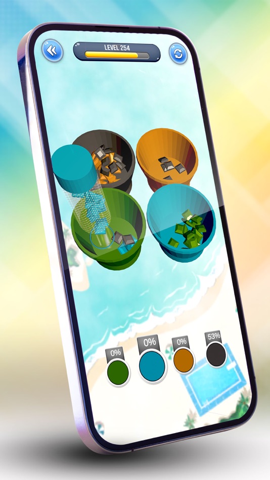 #4. Bead and Ball Sort Puzzle (iOS) 由: Auzi Apps Studios