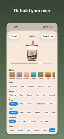 Social Battery Widget iPhone screenshot