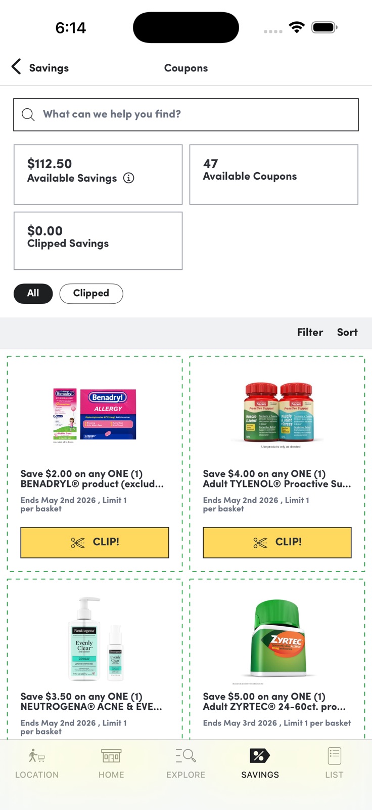 Fresco Supermarkets iphone screenshot 2