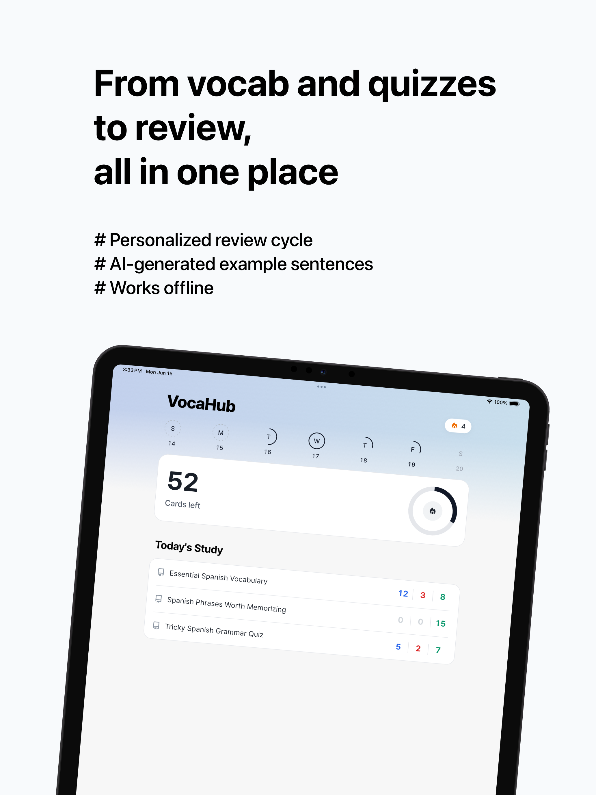 VocaHub: Build Your Vocabulary