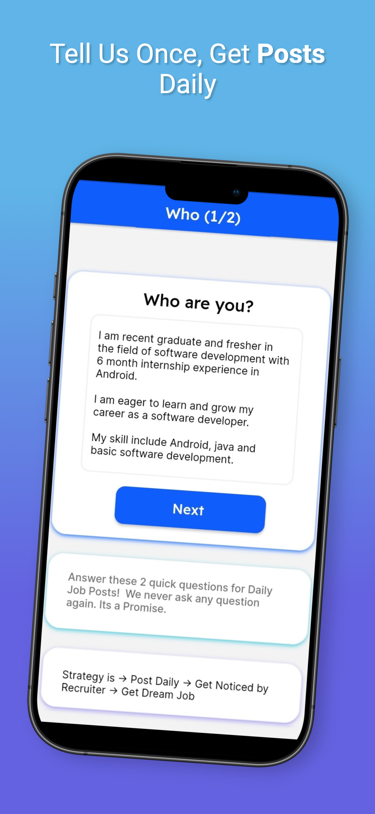 LinkBuddy: Get Job Today!