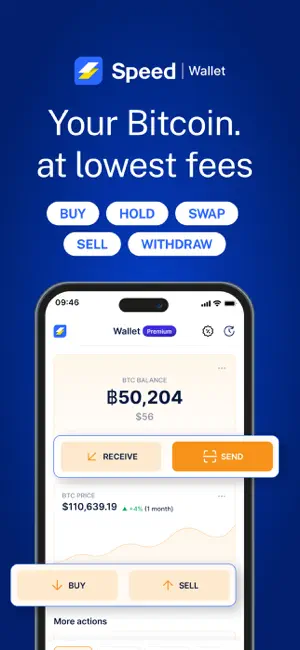 Speed Wallet: Buy Bitcoin screenshot 1
