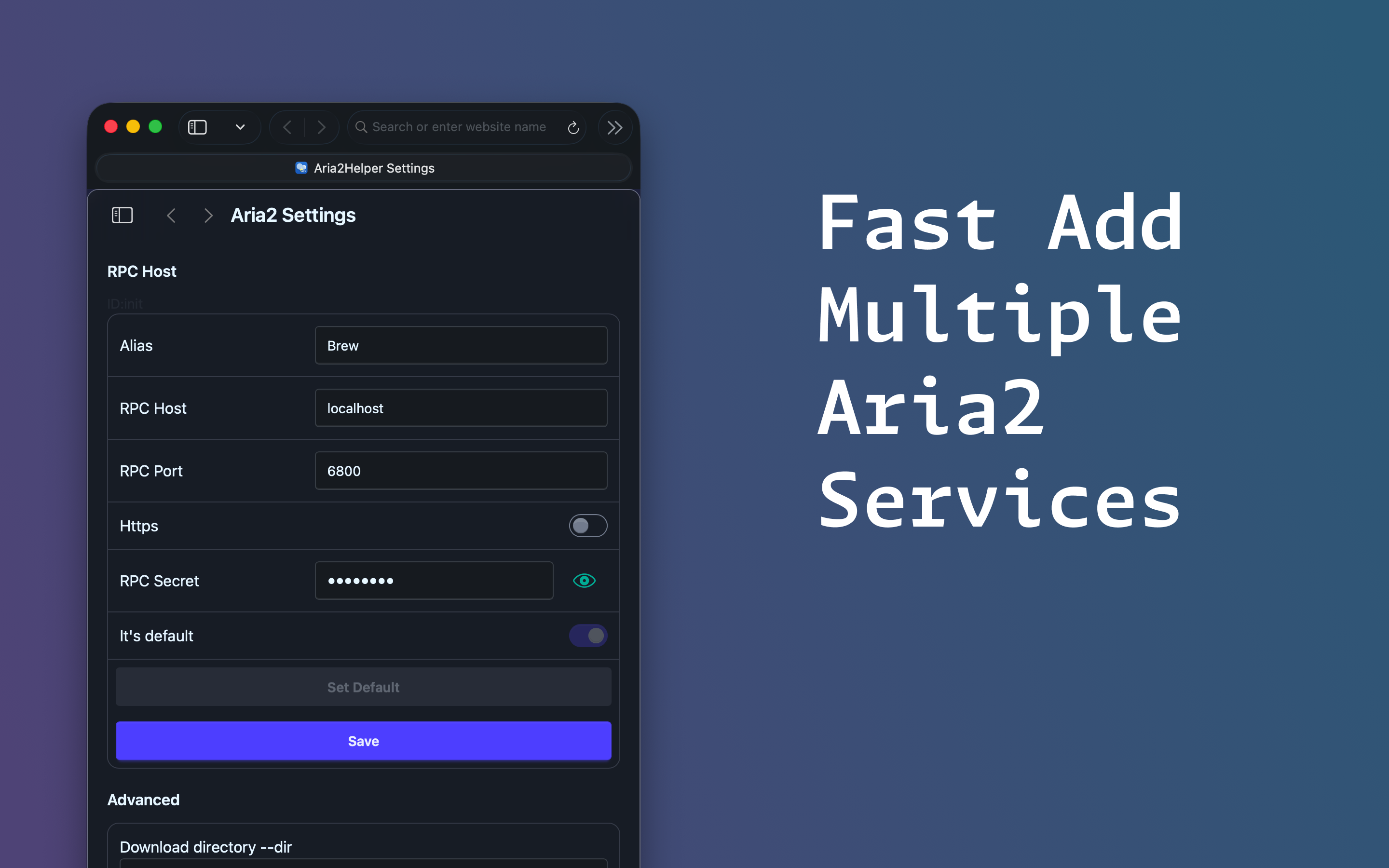 Aria2 Helper screenshot 10
