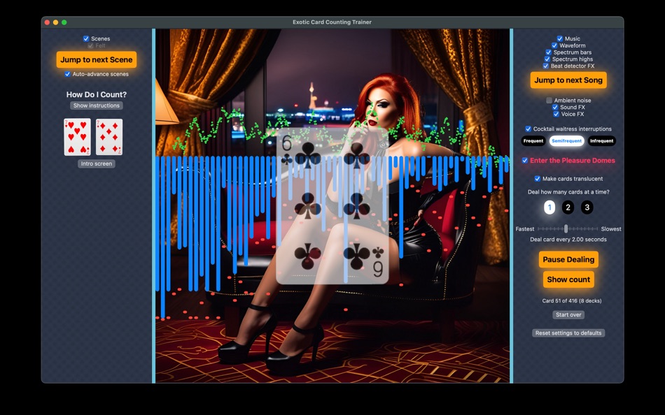 #7. Exotic Card Counting Trainer (macOS) 由: Olympus Mons Mobile
