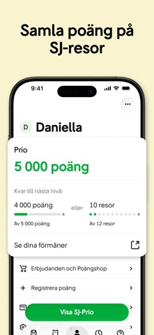 SJ - Biljetter och trafikinfo iPhone screenshot 4