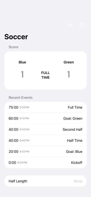 Multi Sport Score Keeper screenshot 3