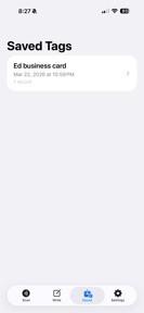 NFC Reader / Writer screenshot